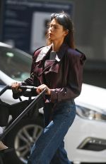 GEORGIA FOWLER Out with Her Baby in New York 08/21/2024
