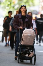 GEORGIA FOWLER Out with Her Baby in New York 08/21/2024