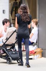 GEORGIA FOWLER Out with Her Baby in New York 08/29/2024