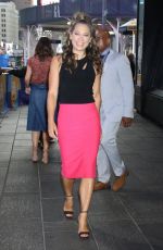 GINGER ZEE Arrives on the Set of Good Morning America in New York 07/31/2024