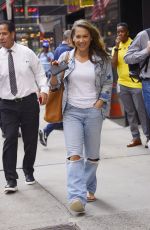GINGER ZEE Leaves GMA Studios in New York 08/16/2024