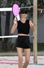 GISELE BUNDCHEN and Joaquim Valente Playing Beach Tennis with Friends in Miami 08/05/2024