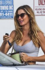 GISELE BUNDCHEN in Leggings Leaves a Gym in Miami 08/06/2024