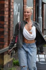 GRACE JACKSON Leaves Pretty Little Thing HQ in Manchester 08/07/2024