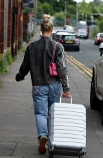 GRACE JACKSON Leaves Pretty Little Thing HQ in Manchester 08/07/2024