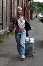 GRACE JACKSON Leaves Pretty Little Thing HQ in Manchester 08/07/2024