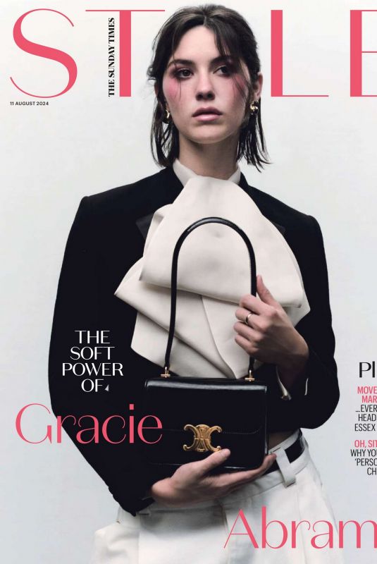 GRACIE ABRAMS in The Sunday Times Style, August 2024