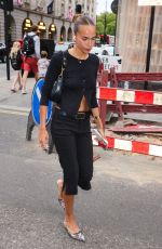 HANA CROSS Out for Launch in London 08/14/2024