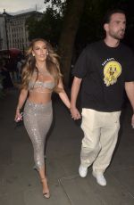 HARRIET BLACKMORE Arrives at Love Island x Boots Launch Party in London 08/07/2024