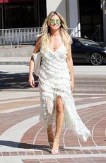 HEIDI KLUM Arrives at AGT Studios in Pasadena 08/20/2024