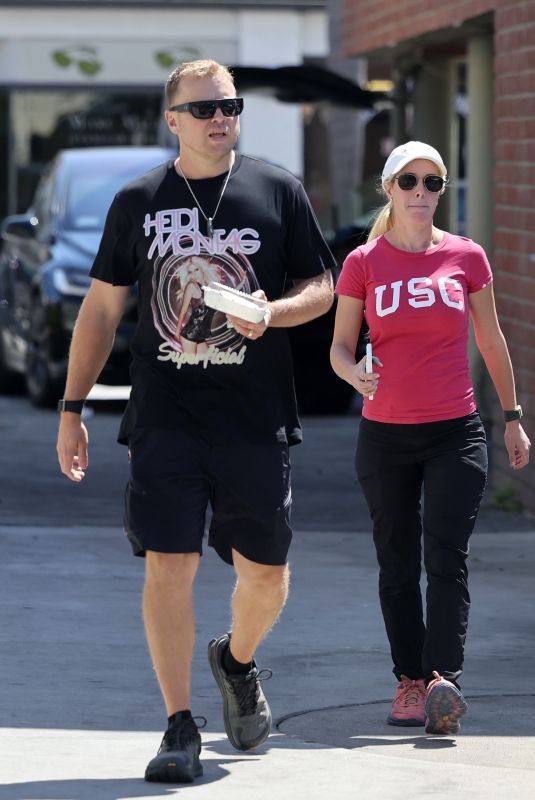 HEIDI MONTAG and Spencer Pratt at a Lunch Date in Pacific Palisades 08/26/2024