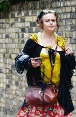 HELENA BONHAM CARTER Out and About in London 08/27/2024