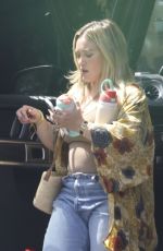 HILARY DUFF Out at a Park in Sherman Oaks 08/02/2024