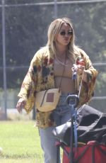 HILARY DUFF Out at a Park in Sherman Oaks 08/02/2024