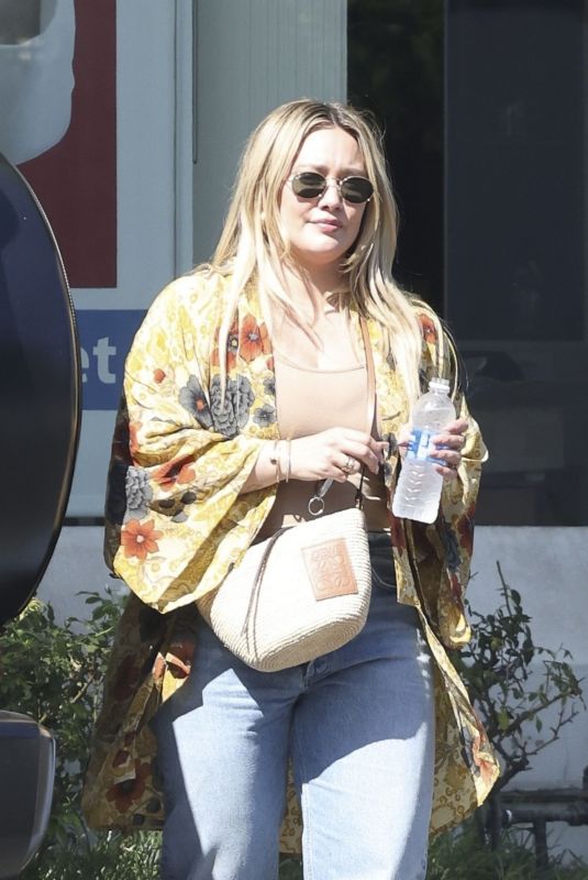 HILARY DUFF Out at a Park in Sherman Oaks 08/02/2024