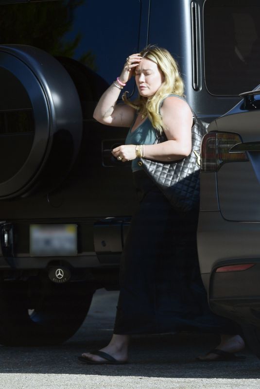 HILARY DUFF Out in Los Angeles 08/14/2024