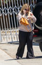 HILARY DUFF Visit Her Husband