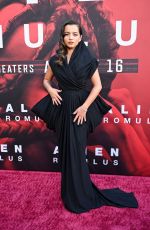 ISABELA MERCED at Alien: Romulus Premiere in Los Angeles 08/12/2024