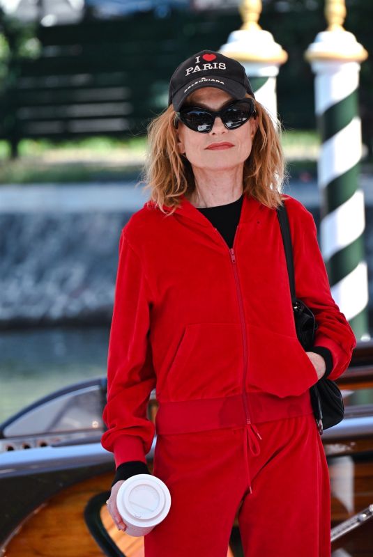 ISABELLE HUPPERT at 81st Venice International Film Festival 08/29/2024