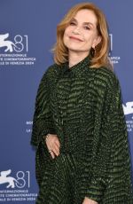 ISABELLE HUPPERT at Jury Photocall at 81st Venice International Film Festival 08/28/2024