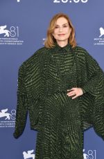 ISABELLE HUPPERT at Jury Photocall at 81st Venice International Film Festival 08/28/2024