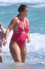 JACQUELINE JOSS in Swimsuit at a Beach in Marbella 08/14/2024
