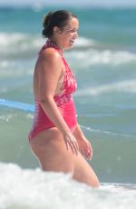 JACQUELINE JOSS in Swimsuit at a Beach in Marbella 08/14/2024