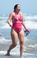 JACQUELINE JOSS in Swimsuit at a Beach in Marbella 08/14/2024