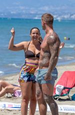 JACQUELINE JOSSA in Bikini and Dan Osborne at a Water Park in Marbella 08/20/2024