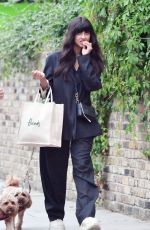 JAMEELA JAMIL Out Shopping with Her Dog in London 08/15/2024
