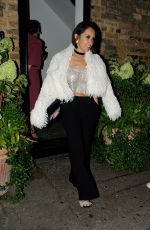 JANETTE MANRARA Leaves Chiltern Firehouse in London 08/09/2024