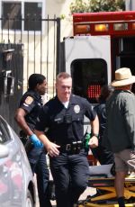JENNA DEWAN and Nathan Fillion on the Set of The Rookie in Los Angeles 08/06/2024