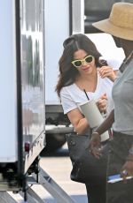 JENNA DEWAN Arrives on the Set of The Rookie in Los Angeles 08/23/2024