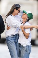JENNA LYONS and CASS BIRD at a Photoshoot in New York 08/20/2024