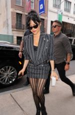JENNA ORTEGA Arrives at Her Hotel in New York 08/18/2024