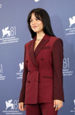 JENNA ORTEGA at Beetlejuice Beetlejuice Photocall at 81st Venice International Film Festival 08/28/2024