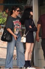 JENNA ORTEGA Catches a Taxi Boat with Her Family in Venice 08/27/2024