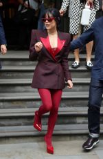 JENNA ORTEGA Leaves Corinthia Hotel in London 08/30/2024