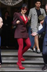 JENNA ORTEGA Leaves Corinthia Hotel in London 08/30/2024