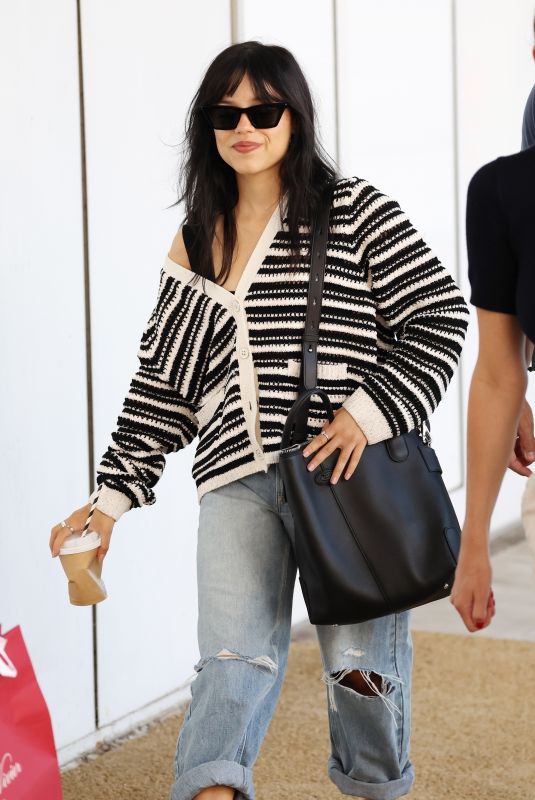 JENNA ORTEGA Leaves Marco Polo Airport in Venice 08/29/2024
