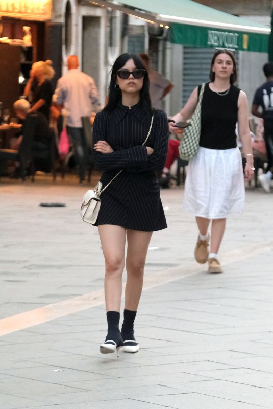 JENNA ORTEGA Out and About in Venice 08/27/2024