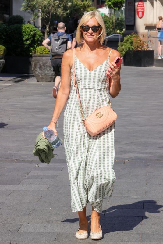 JENNI FALCONER Leaves Global Radio Studios in London 07/30/2024