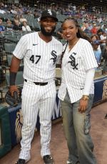 JENNIFER HUDSON Throws Out The First Pitch To Celebrate The Return Of The Jennifer Hudson Show 08/10/2024