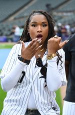 JENNIFER HUDSON Throws Out The First Pitch To Celebrate The Return Of The Jennifer Hudson Show 08/10/2024