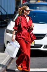 JENNIFER LAWRENCE Out in Bright Red for a Spa in New York 08/10/2024