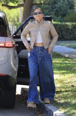 JENNIFER LOPEZ Out Visiting a Friend in Los Angeles 08/18/2024