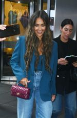 JESSICA ALBA Out in New York 08/19/2024