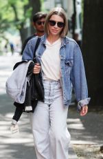 JESSICA BIEL Heading Home After Filming The Better Sister in New York 08/26/2024
