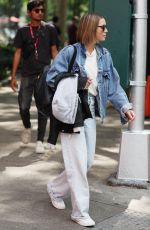 JESSICA BIEL Heading Home After Filming The Better Sister in New York 08/26/2024
