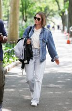JESSICA BIEL on the Set of The Better Sister in New York 08/26/2024